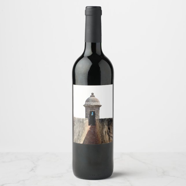 Coquito en El Morro  Wine Label (Front)