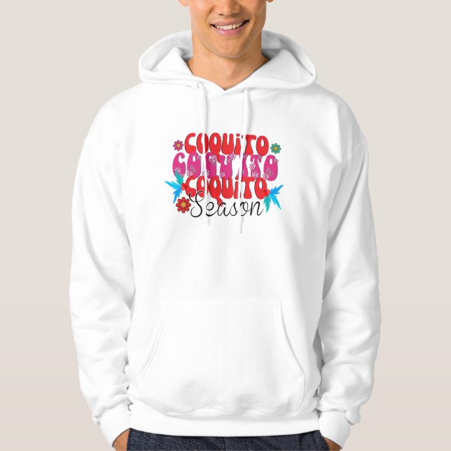 Coquito Season, national coquito day Hoodie (Front)