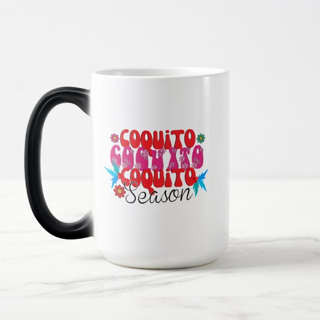 Coquito Season, national coquito day Magic Mug (Left)