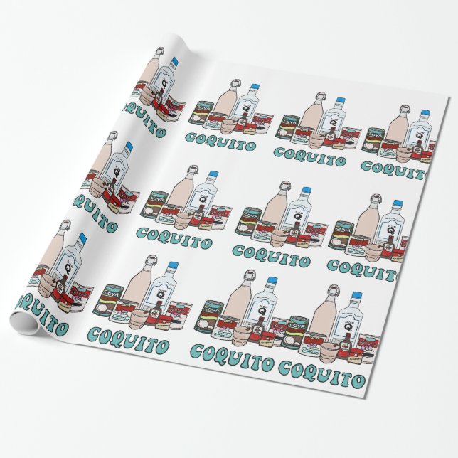 COQUITO WRAPPING PAPER (Unrolled)