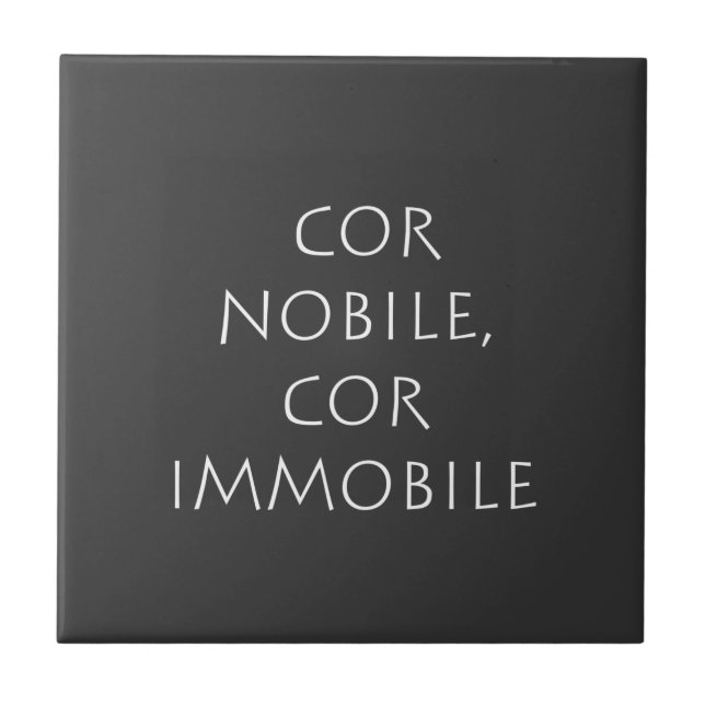 Cor nobile cor immobile ceramic tile (Front)