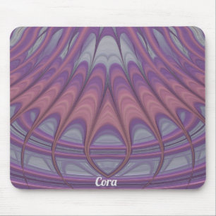 CORA ~ Pink Lavender and Purple Design  Mouse Pad