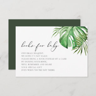 CORA Tropical Beach Palm Books for Baby Card