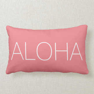 Coral Aloha Pillow