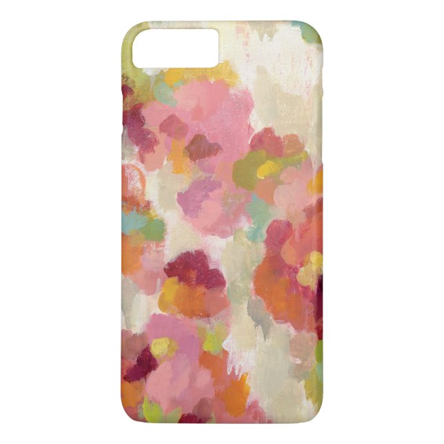 Coral and Emerald Garden Case-Mate iPhone Case (Back)