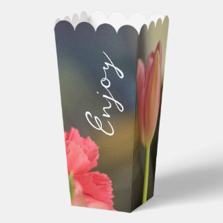 Coral And Peach Favour Box