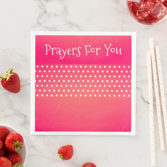 Coral and Pinks Napkin (Insitu)