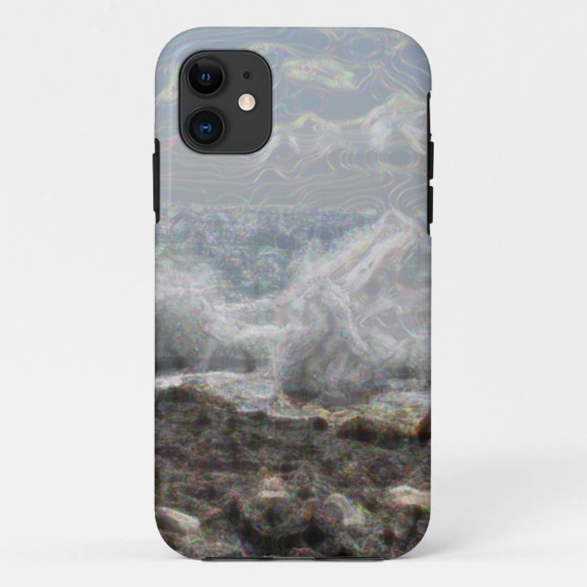 Coral and Waves Case-Mate iPhone Case (Back)