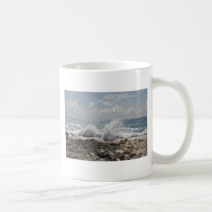 Coral and Waves Coffee Mug
