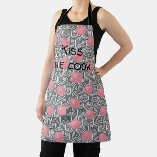 Coral Atomic Pinwheels  Apron