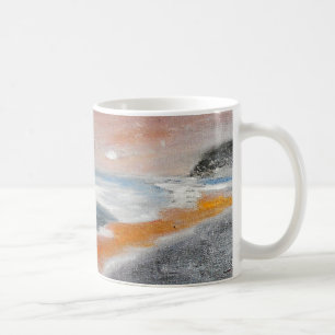 Coral Beach Abstract Mug