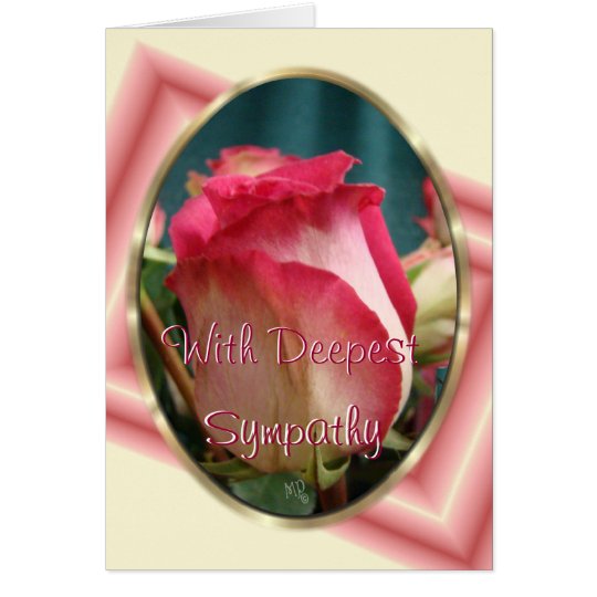 Coral BiColor Rose -customise any occasion Card