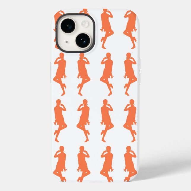 Coral Bold Mod GoGo Girls Case-Mate iPhone Case (Back)