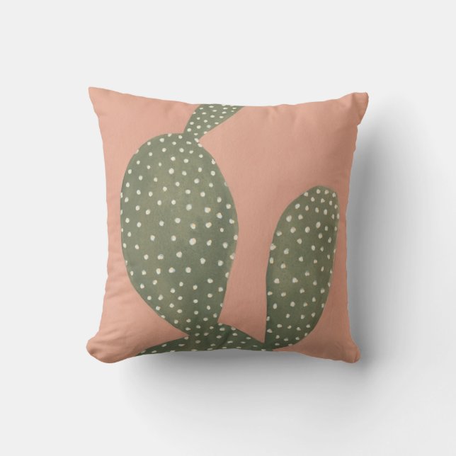 Coral Cacti Cushion (Front)