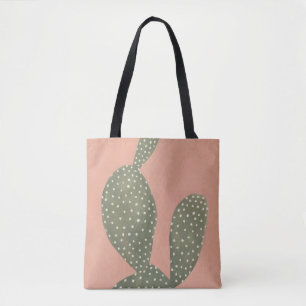 Coral Cacti Tote Bag
