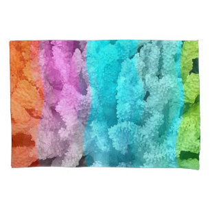 Coral Colour Burst Pillowcase