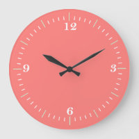 Coral Coral Wall clock