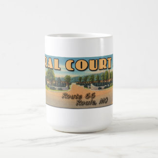 Coral Court Motel Panoramic  Mug