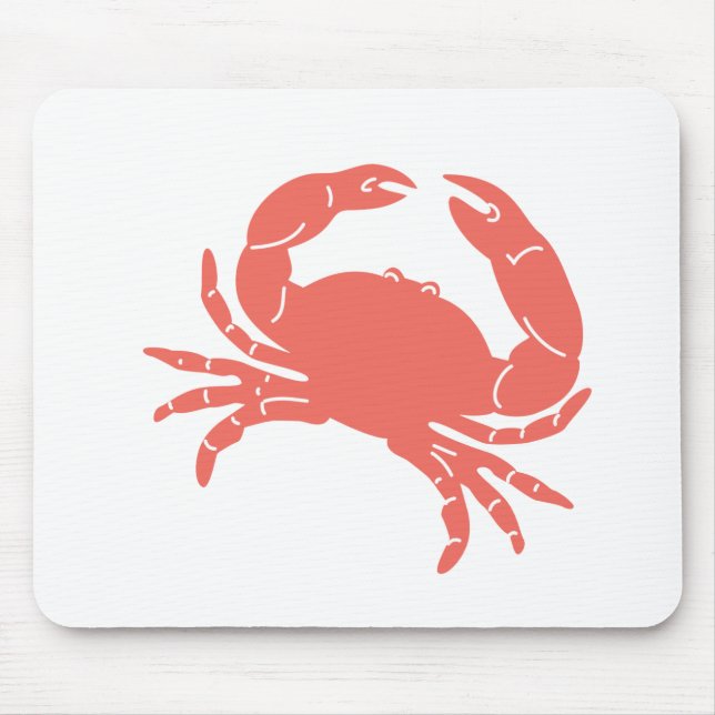 Coral Crab Mouse Pad (Front)