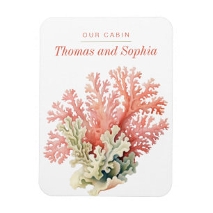Coral Cruise Ship Stateroom Magnet