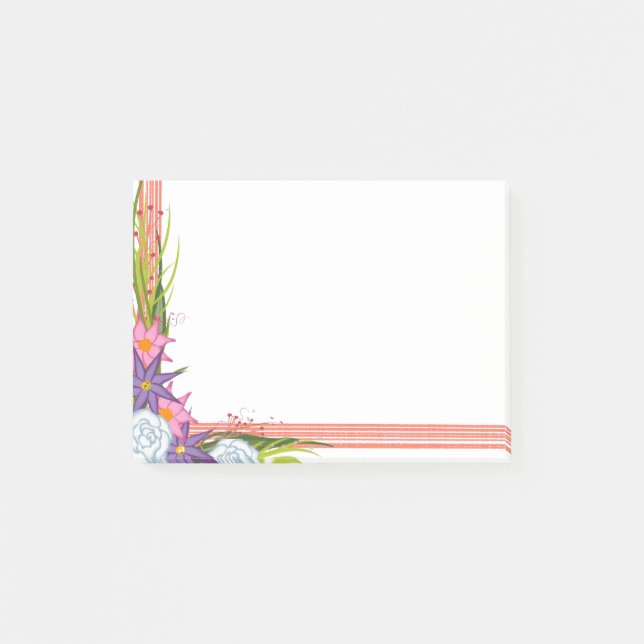 Coral Crush Post-it Part Duex Notes (Front)