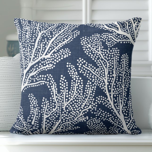 Coral Decorative Pillow | Beach Throw Pillows (Creator Uploaded)