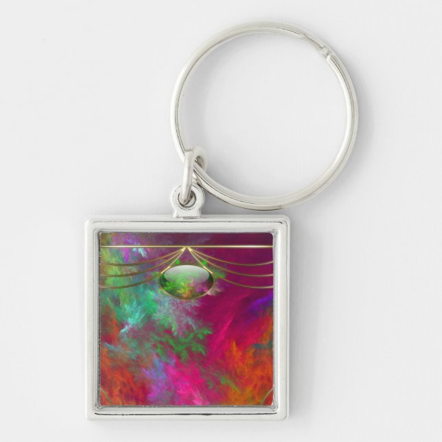 Coral Depths Keychain (Front)