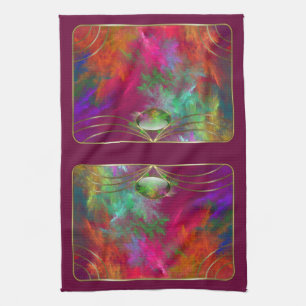 Coral Depths Kitchen Towel