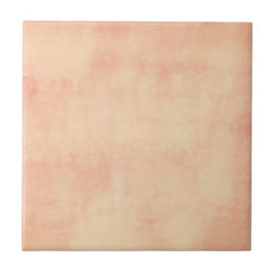 Coral Earthy Pastel Tones Ceramic Tile