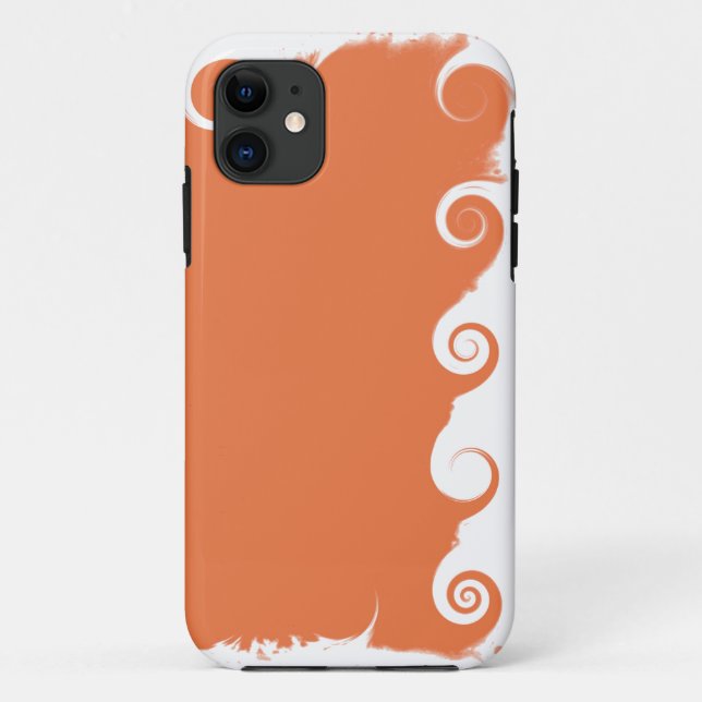 Coral Elegant Modern Case-Mate iPhone Case (Back)