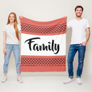 Coral Family Fleece Blanket