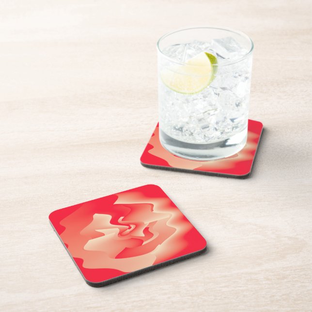 coral flower coaster (Right Side)