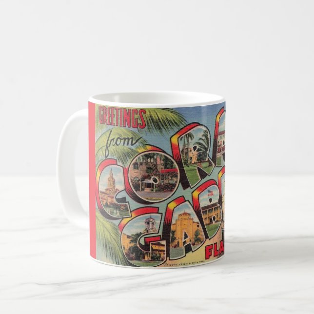 Coral Gables Florida Greeting Mug (Front Left)