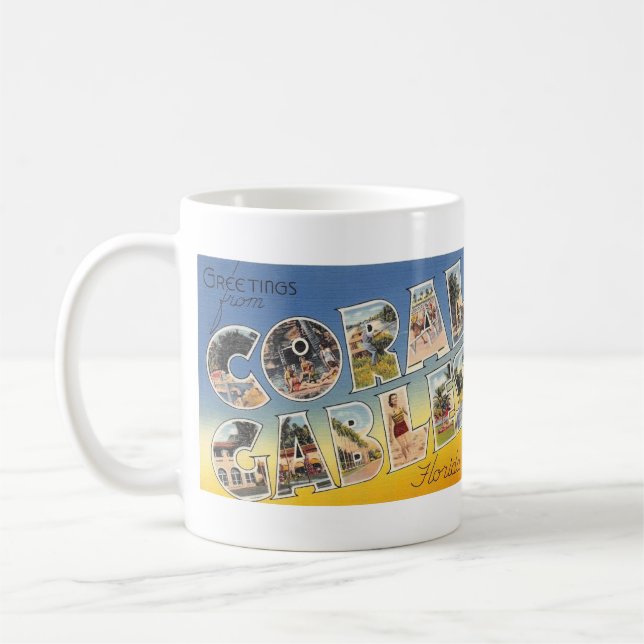 Coral Gables Florida Greeting Mug (Left)