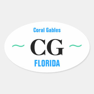 CORAL GABLES stickers (4)
