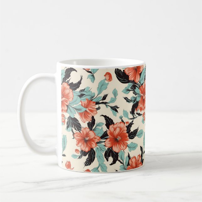 Coral Garden Coffee Mug (Left)