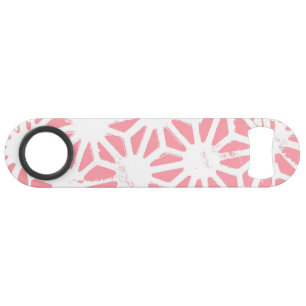 Coral geometric pattern