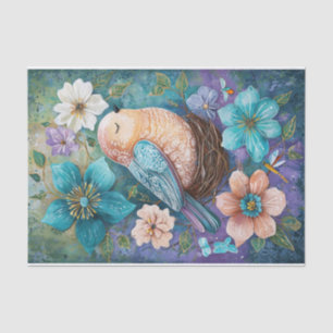Coral Glimmer Tissue Paper