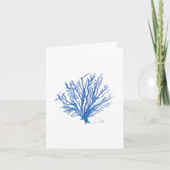 Coral Greeting Card (Front)