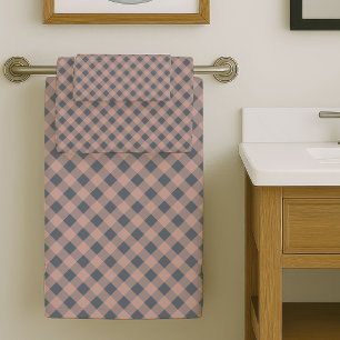 Coral Grey Bath Towels Elegant Everyday Luxury