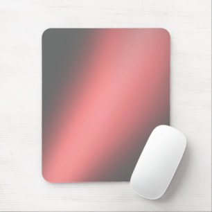 Coral Grey moonlight ombre Mouse Pad