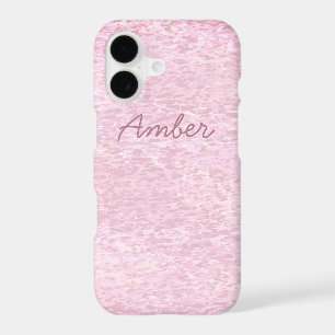 Coral Grey Paint Textured Pattern Personalised