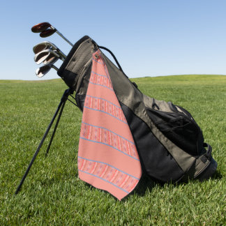 Coral Heritage Golf Towel