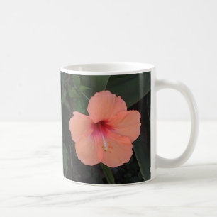 Coral Hibiscus Mug