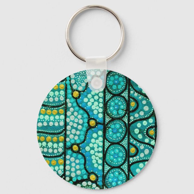 Coral Journey Key Ring (Front)