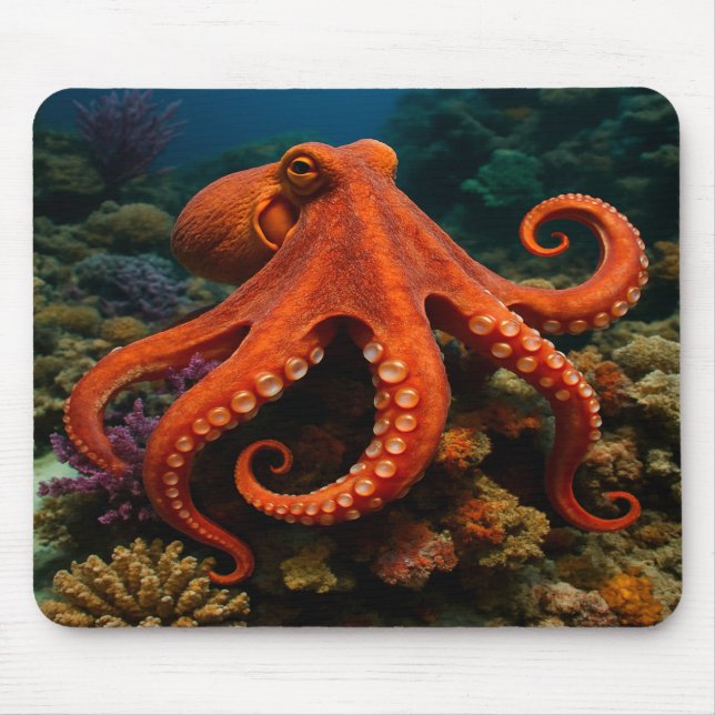 Coral Kingdom Dancer Mouse Pad (Front)