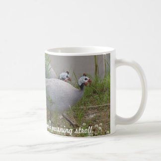 Coral & Lavender Guineas on a morning... Coffee Mug