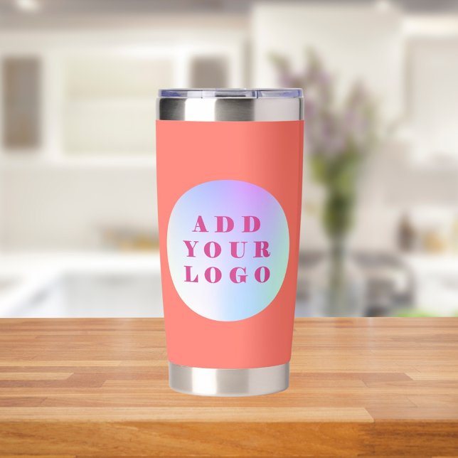 Coral logo business corporate insulated tumbler (Creator Uploaded)