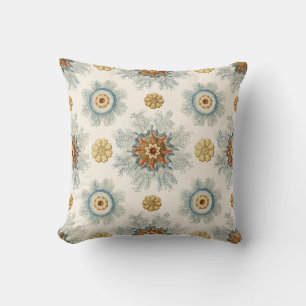 Coral Mandala Pattern Cushion