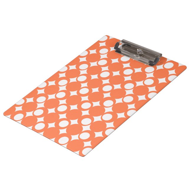 Coral Mod Ball Design @ Emporio Moffa Clipboard (Angled)
